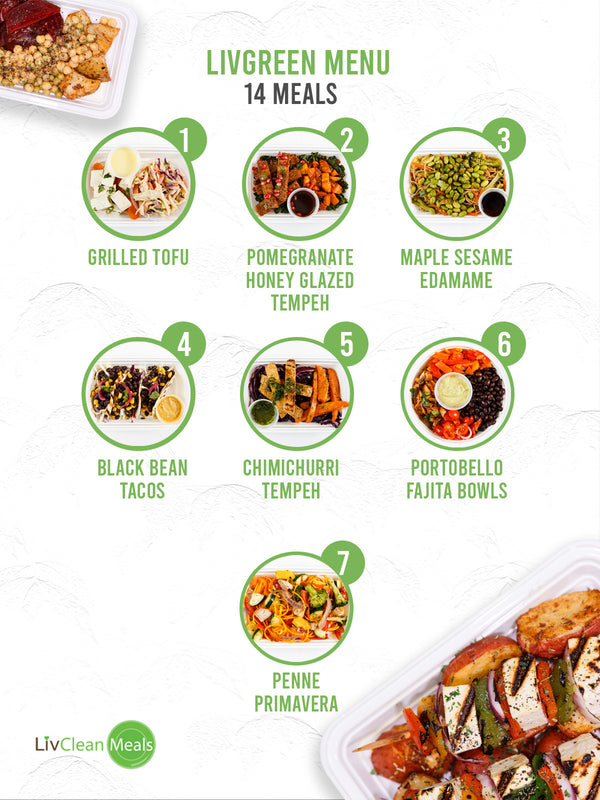 MIX & MATCH 14 WEEKLY LIVGREEN MEALS PLAN