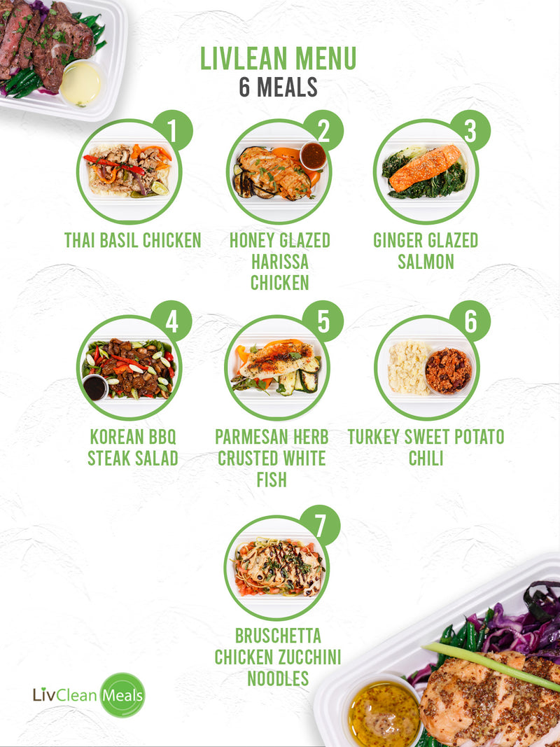 MIX & MATCH 6 WEEKLY LIVLEAN MEALS PLAN